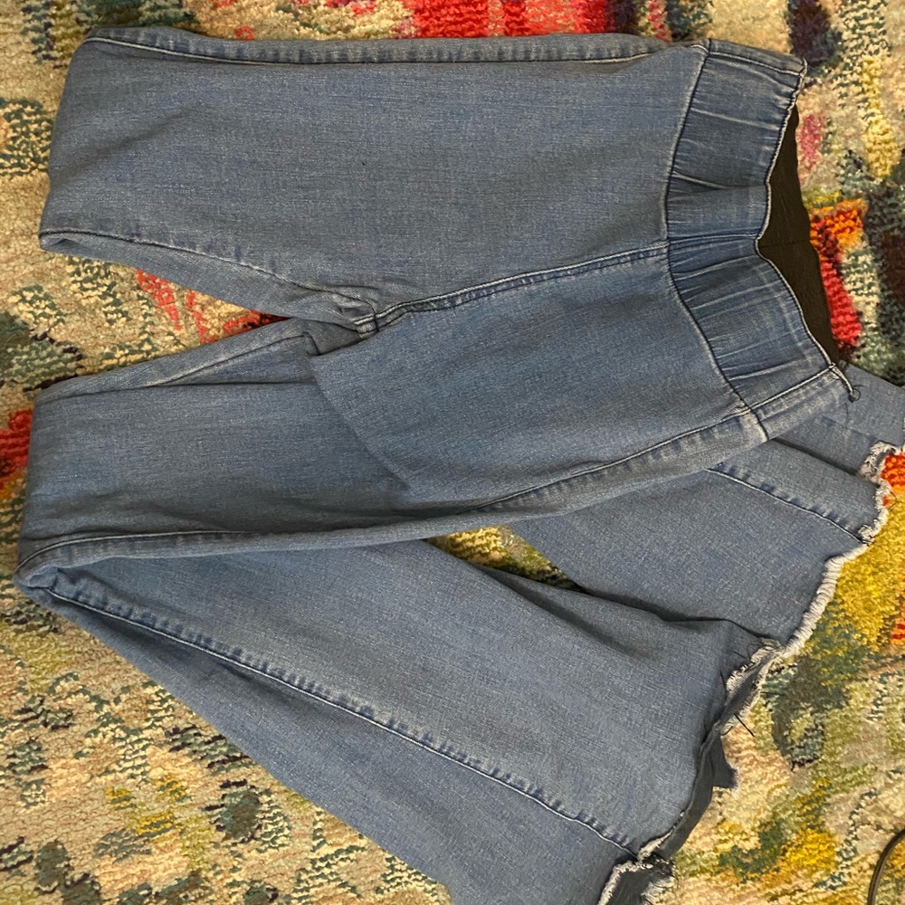 Light denim bell bottoms